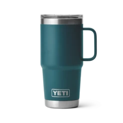 YETI "Rambler" 20oz Travel Mug W Stronghold Lid -Traeger Pellet Grills YETI Wholesale drinkware Rambler 20oz TravelMug Agave Teal Front 5058 B 2400x2400 c091d3d2 0265 4e6f 9a15 681bcacbbe56