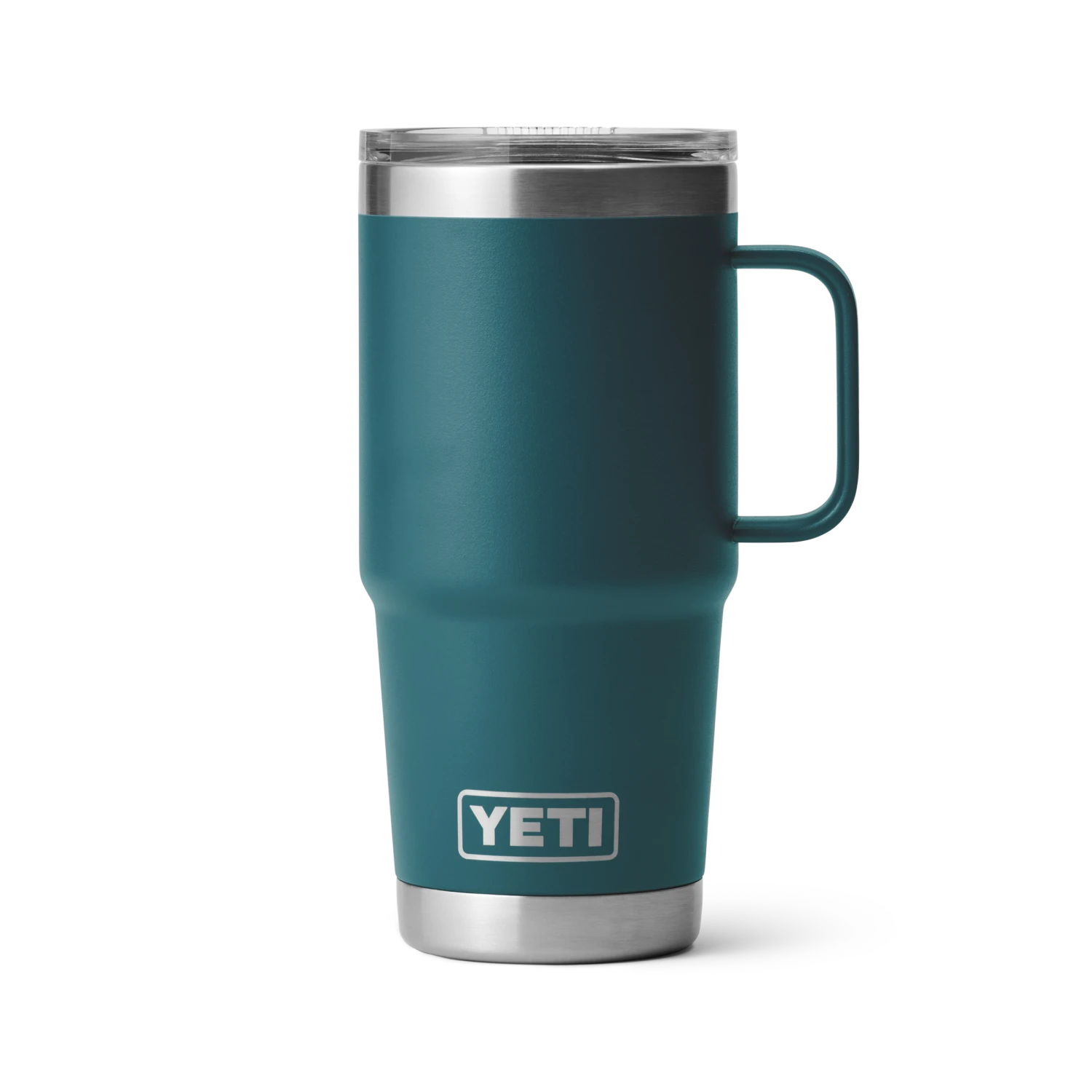 YETI "Rambler" 20oz Travel Mug W Stronghold Lid -Traeger Pellet Grills YETI Wholesale drinkware Rambler 20oz TravelMug Agave Teal Front 5058 B 2400x2400 c091d3d2 0265 4e6f 9a15 681bcacbbe56