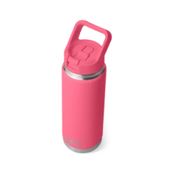 YETI "Rambler" 26oz Bottle - Straw Lid 2 YETI "Rambler" 26oz Bottle - Straw Lid -Traeger Pellet Grills YETI Wholesale drinkware Rambler 26oz Straw Bottle Tropical Pink on Tropical Pink 3qtr 0248 2400x2400 6051af96 bd36 47a8 964a 372446678e2b