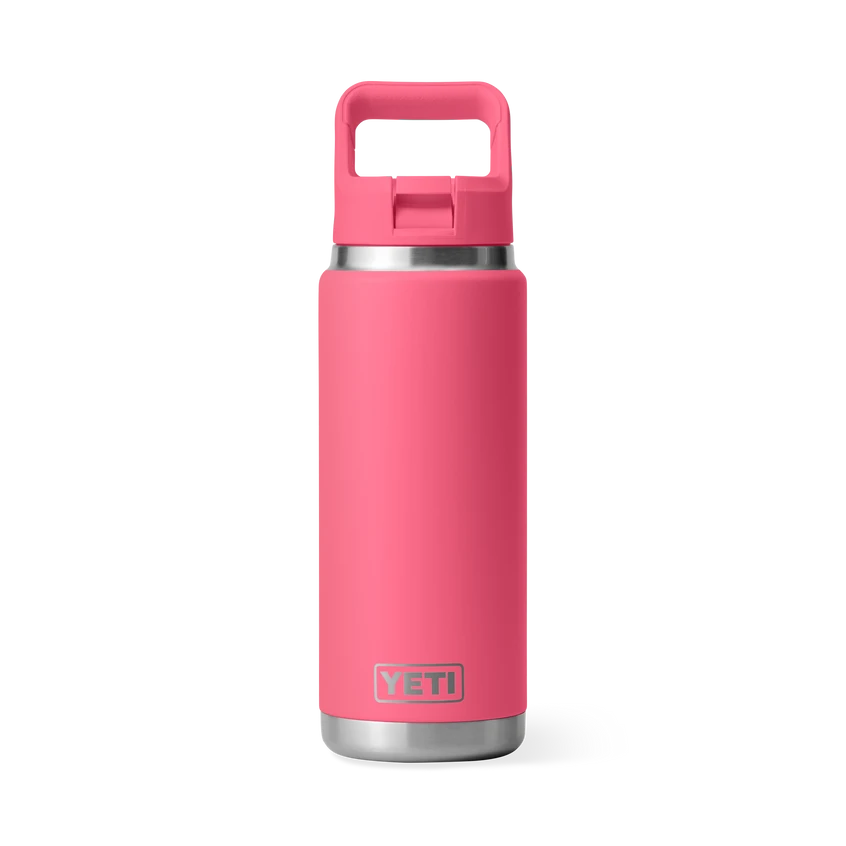 YETI "Rambler" 26oz Bottle - Straw Lid YETI "Rambler" 26oz Bottle - Straw Lid -Traeger Pellet Grills YETI Wholesale drinkware Rambler 26oz Straw Bottle Tropical Pink on Tropical Pink Front 0149 2400x2400 43465e3b 8118 4328 ba2f fba51a9a5a95