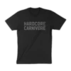 Hardcore Carnivore "Grey-on Black Block Logo" T-Shirt