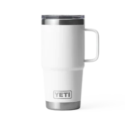 YETI "Rambler" 20oz Travel Mug W Stronghold Lid -Traeger Pellet Grills site Studio Rambler 20oz TravelMug White Front 5069 Primary B 2400x2400 6f96fbf3 bd46 4945 9887 78ccf05acbae