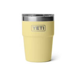 YETI "Rambler" 16oz Stackable Cup -Traeger Pellet Grills site studio drinkware Rambler 16oz Stackable Daybreak Yellow Front 6117 Primary B 2400x2400 f4dfe8e2 8a31 496b a518 25dff35db014
