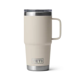 YETI "Rambler" 20oz Travel Mug W Stronghold Lid -Traeger Pellet Grills site studio drinkware Rambler 20oz Travel Mug Cape Taupe 5069 Layers F Primary A 2400x2400 8629a6ab 1c60 4b29 ab15 faf578108130