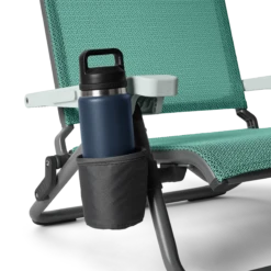 YETI "Hondo" Beach Chair -Traeger Pellet Grills site studio outdoor Hondo Beach Chair Seafoam Cup Holder Detail Navy 113 Primary B 2400x2400 72578d7b 24fc 457b 8273 0387847711f4