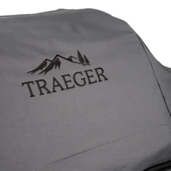 Traeger "Full Length Cover" - TIMBERLINE -Traeger Pellet Grills traeger grill cover timberline logo detail